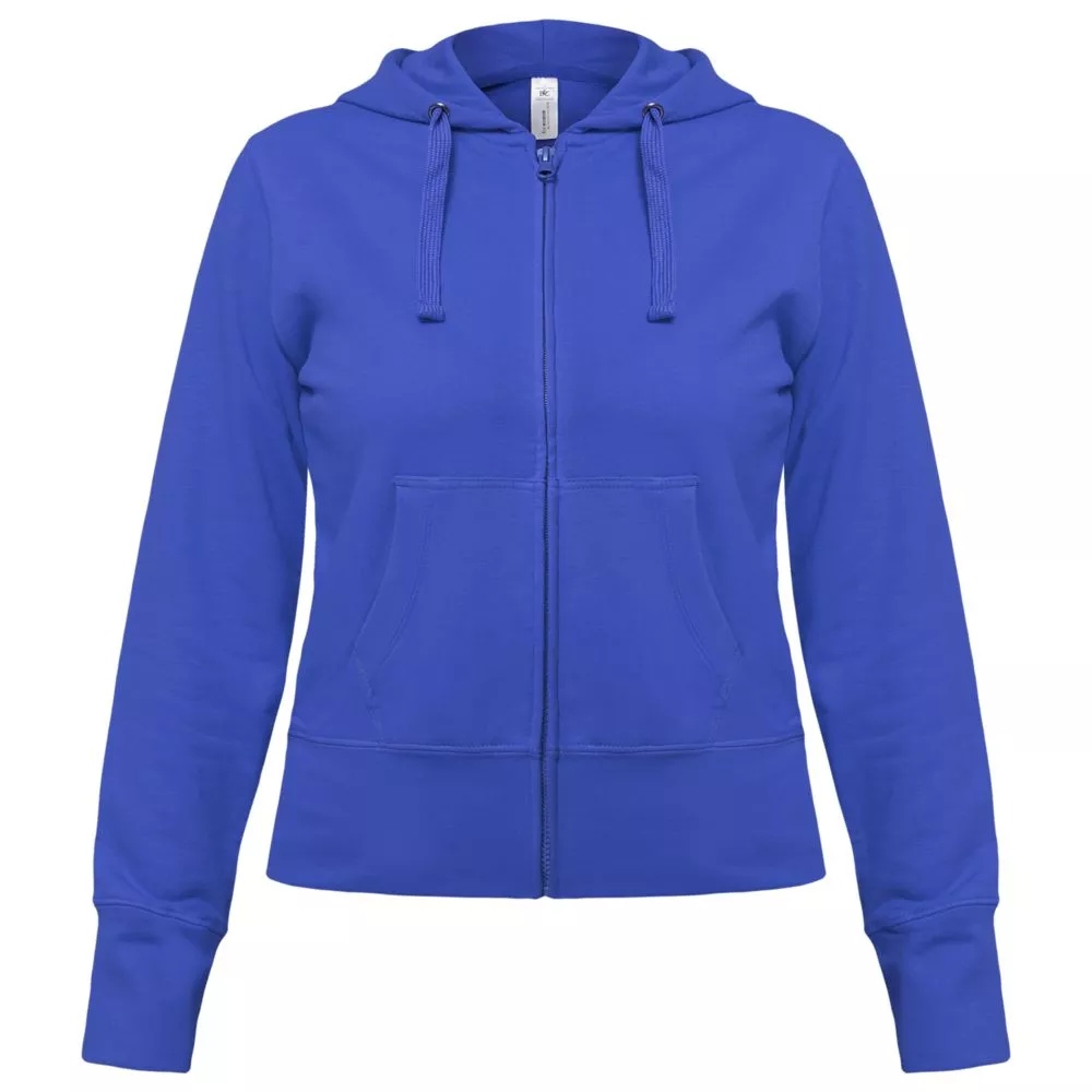 Толстовка женская Hooded Full Zip ярко-синяя