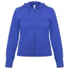 Толстовка женская Hooded Full Zip ярко-синяя
