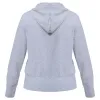 Толстовка женская Hooded Full Zip серый меланж