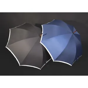 Зонт-трость светоотражающий Reflect, черный Зонт-трость светоотражающий Reflect, черный