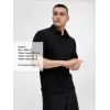 Рубашка поло унисекс Senti, черная