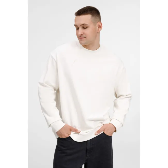 Свитшот унисекс Sinkopa, молочно-белый