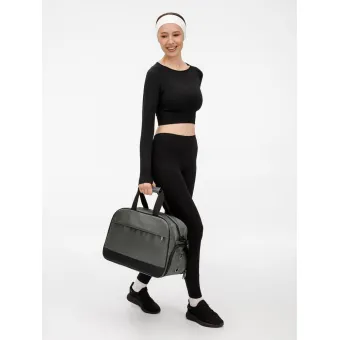 Спортивная сумка Atlantes, серая с черным
