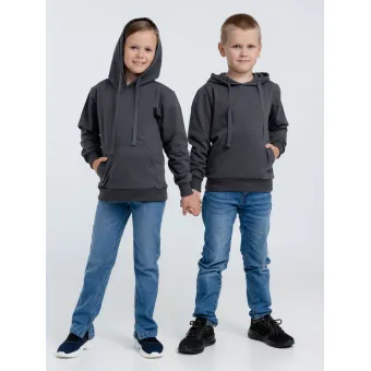 Худи детское Kirenga Kids 2.0, темно-серое (графит) Худи детское Kirenga Kids 2.0, темно-серое (графит)