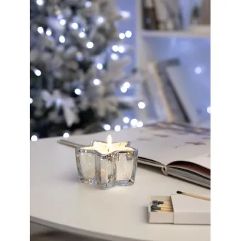 Свеча Wishlight, серебристая