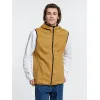 Жилет с капюшоном унисекс Gotland, горчичный