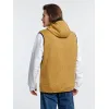 Жилет с капюшоном унисекс Gotland, горчичный