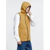 Жилет с капюшоном унисекс Gotland, горчичный