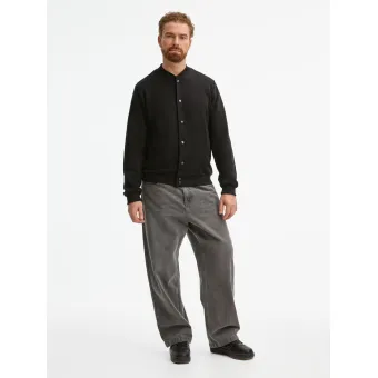 Бомбер унисекс Nuppu, черный Бомбер унисекс Nuppu, черный