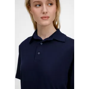 Рубашка поло унисекс Senti, темно-синяя