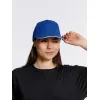 Бейсболка Classic 2.0, ярко-синяя с белым кантом