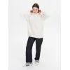 Худи оверсайз унисекс Snuggie, молочно-белое