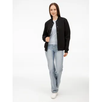 Бомбер унисекс AtmosWear, черный Бомбер унисекс AtmosWear, черный