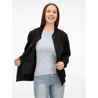 Бомбер унисекс AtmosWear, черный Бомбер унисекс AtmosWear, черный