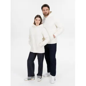 Худи оверсайз унисекс Snuggie, молочно-белое Худи оверсайз унисекс Snuggie, молочно-белое