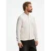 Бомбер унисекс Nuppu, молочно-белый