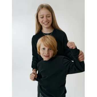 Свитшот детский Toima Kids 2.0, черный Свитшот детский Toima Kids 2.0, черный